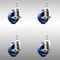 Service Caster 4 Inch 316SS Solid Polyurethane Swivel 3/8 Inch Threaded Stem Caster Set Brake SCC-SS316TS20S414-SPUS-TLB-381615-4 - alternate 4